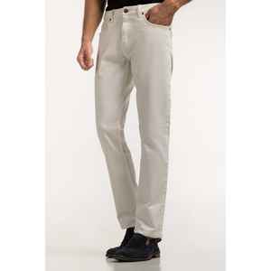 Jeans de cintura media estilo recto MN-JNS-WS24-012A, casuales, de mezclilla, estilo hip hop, con bordado, lavado a la piedra, oscuro, con estampado sólido. - Product Image 1