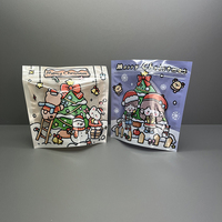 Sacs Mylar personnalisés à impression directe, qualité alimentaire, refermables avec fermeture éclair, anti-odeur, pochettes verticales pour bonbons, snacks, herbes, café 3,5g