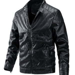 Best Quality Men's Stand Collar <b>Leather</b> <b>Jacket</b> with Hood and Zipper All Colors and Sizes <b>Winter</b> New Fabric <b>Jacket</b> - Product Image 1