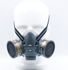 308 masker Respirator uap debu dan organik dengan filter yang dapat diganti dan dapat digunakan kembali - Product Image 6