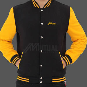 แจ็กเก็ตเลตเตอร์แมนลำลองอินเทรนด์เหมาะสำหรับสตรีทเสื้อแจ็กเก็ตเลตเตอร์แมนน้ำหนักเบาสำหรับใส่ในชีวิตประจำวัน - Product Image 5