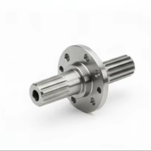 เพลาแบบมีหน้าแปลนและร่อง (หรือเรียกว่าเพลาสไปลน์แบบมีหน้าแปลน เพลาขับแบบมีหน้าแปลน หรือเพลาสไปลน์แบบมีหน้าแปลนสำหรับติดตั้ง) - Product Image 1