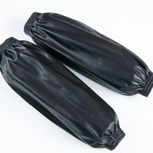 Soft Leather Oversleeve Waterproof Arm Sleeve Kitchen Cleaning Arms Covers Anti-dirty Work <strong>Condom</strong> Washing Sleeve