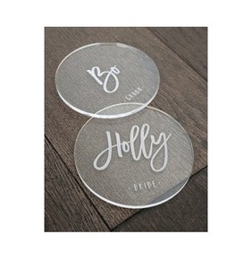 Modern Design Acrylic Coaster 100% <b>High</b> Quality for Home <b>Table</b> Decorative Acrylic Tea Cup Serving Coaster Feature Eco Friendly - Product Image 4