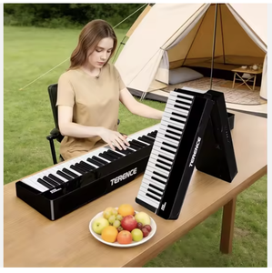 Piano numérique pliable TERENCESES V70 88 touches à marteaux gradués, neuf et original, en boîte - Product Image 1