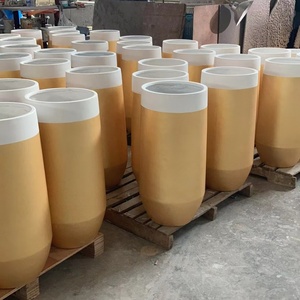 Sợi thủy tinh sàn sang trọng trồng cho sopping Mall, trồng lớn ngoài trời, lớn chậu trồng cho khách sạn trang trí - Product Image 4