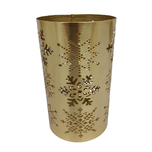 Support votif rond en métal de fer à texture vert foncé de style américain pour Noël et la décoration intérieure fait à la main personnalisé - Product Image 6