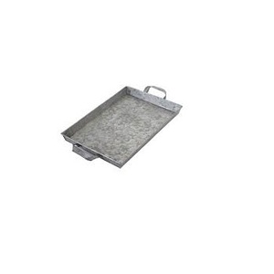 Plateau de service en métal poli brillant de Style Unique, forme rectangulaire, taille personnalisée avec poignée - Product Image 3