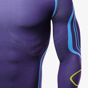 OEM Service Rash Guard Hommes Fitness wear Rash Guard Manches Longues Hommes Rash Guard Pour Les Jeunes - Product Image 5