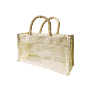 Sac cadeau en jute fabriqué à la main idéal pour les cadeaux de retour de cadeaux personnels fêtes mariages et solutions d'emballage écologiques - Product Image 3