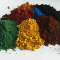 Poudre de couleur de béton de peinture antirouille jaune d'oxyde de fer standard national 313 poudre de couleur de brique de ciment jaune d'art