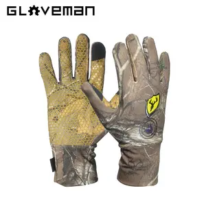 GLOVEMAN Sarung Tangan Berburu Bersepeda, Pelindung Luar Ruangan Kamuflase Anti-Slip, Ringan Anti-Slip, Elastis Tinggi, Anti-Air