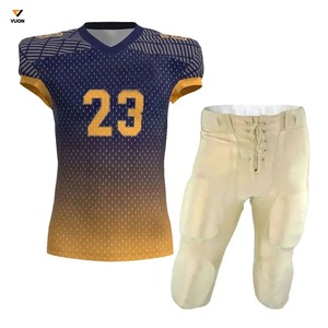 High Quality Youth <b>Football</b> Jersey Sets Customized Full Sublimation American <b>Football</b> Uniforms Breathable Short for Summer - Product Image 4