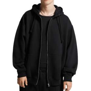 OEM de los hombres 100% de algodón en blanco de gran tamaño térmica sudaderas con capucha personalizado Puff impresión Logo Tallas grandes Unisex Sudadera con capucha para los hombres - Product Image 4