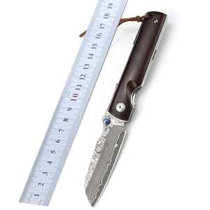 Cuchillo de hoja plegable de alta dureza con luz LED, Picapiedras para supervivencia, caza, Camping, táctico, senderismo al aire libre, Nueva Versión - Product Image 2