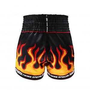 Pantalones Cortos de Muay Thai Personalizados de Alta Calidad con Logotipo, Ropa Deportiva de Poliéster y Nailon para Entrenamiento de Kickboxing con Bordado, Ropa de Artes Marciales - Product Image 3