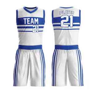 Nouveau produit Uniformes de maillot de basket-ball personnalisés Sublimation Nouveau design Uniforme de basket-ball Vêtements de sport pour hommes - Product Image 1