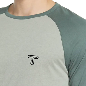 Factory Oem, camisetas de manga larga para hombre, ropa de calle con cuello redondo, camiseta de manga larga completa gráfica, camiseta de Fitness con cuello de tornillo - Product Image 5