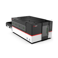 Table d'échange de couverture entière pour la découpe laser en acier inoxydable et au carbone CNC Fiber Laser Cutter 3015 3kW 6kW