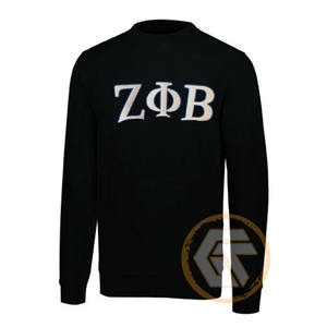 เสื้อสเวตเชิ้ตคอวีทรงปกติสำหรับผู้หญิง Zeta Phi Beta แบบสั่งทำขายส่ง ปักลายตามต้องการ ผ้าฝ้ายเนื้อนุ่มสำหรับฤดูหนาว - Product Image 2