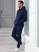 Survêtement confortable en molleton de coton pour femme avec pantalon extensible parfait pour les séances de salon et de fitness