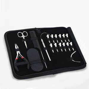 Meilleure vente Kit d'outils d'extension de cheveux de qualité Kit d'outils d'extension de cheveux professionnel en acier inoxydable pour salon de cheveux - Product Image 2