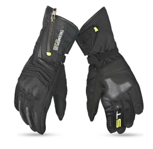 Guantes de Motocicleta Unisex de Cuero Blanco Genuino, Guantes Negros para Carreras, Protección para Motociclismo, Verano, Esquí, Uso Casual - Product Image 6