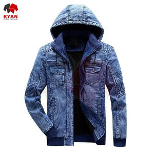 Veste en jean personnalisée Ryan Pro Gear pour hommes, tissu confortable et respirant avec logo personnalisé, conception ODM - Product Image 1