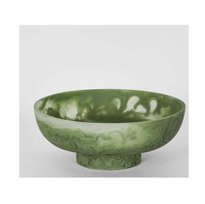 Bol décoratif unique en résine fait à la main avec effet marbre poli polyvalent pour collations salades de fruits intérieurs de maison utilisation de fête - Product Image 1