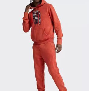 เสื้อวอร์มแบบสวมหัวสำหรับผู้ชายชุดวิ่งออกกำลังกายแบบล้างกรด - Product Image 6