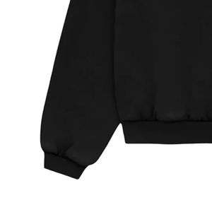 Sweat à capuche vintage à logo personnalisé de haute qualité, coupe classique, pour homme, 100% coton, saison hivernale, fermeture éclair, méthode de tissage au crochet - Product Image 4