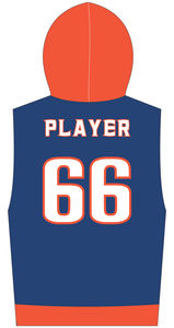 Plus Size <b>Men's</b> Breathable <b>Sleeveless</b> <b>Hoodie</b> Causal Wear Sublimated - Product Image 3