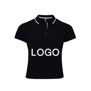 T-shirt polo personnalisé de la meilleure qualité pour les femmes bas prix en gros à manches courtes logo imprimé durable - Product Image 1