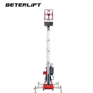 Высококачественная одностоечная вертикальная алюминиевая подъемная платформа 8м/10м для монтажных и ремонтных работ - Product Image 4