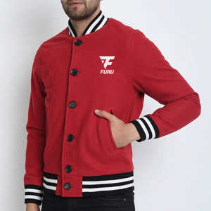 OEM Custom Men's Winter Jacket New Fashion <b>Wool</b> <b>Fabric</b> with Hood Light Pattern Decoration Letterman Style Made in Pakistan - Product Image 5
