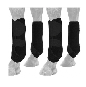 Bottes de sport personnalisées pour chevaux bottes élastiques légères et multicolores OEM avec logo bottes de protection des jambes en néoprène bottes de sécurité pour tendons avec attelle - Product Image 2