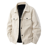 Veste décontractée intelligente pour homme, imperméable, coupe-vent, respirante, à capuche, tricotée, grande taille, coupe ample, écologique, réversible
