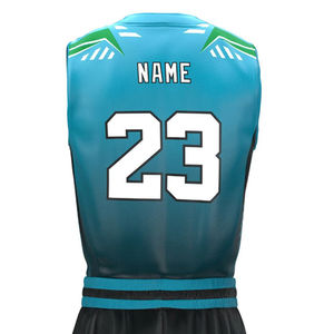 Uniformes de Baloncesto de Último Diseño, Conjunto de Uniformes de Baloncesto de Color Sólido con Logotipo Personalizado en Diferentes Colores - Product Image 6