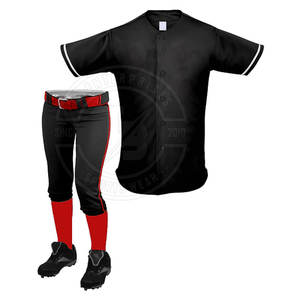 Meilleures ventes d'uniformes de softball pour hommes, ensemble de vêtements de sport à logo personnalisé, respirant et grande taille pour vêtements d'équipe - Product Image 6