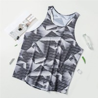 Tank Top Rajut Pria Custom 2025, V-neck Kasual Tie Dye Bordir 3D untuk Katun Bambu, Kualitas Tinggi, Cepat Kering, Fitness