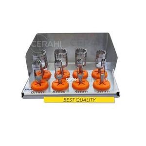 Kit de Fresas Largas de Acero Inoxidable para Extracción Ósea Dental, Herramientas Eléctricas para Cirugía de Implantes Cerahi Industries - Product Image 2