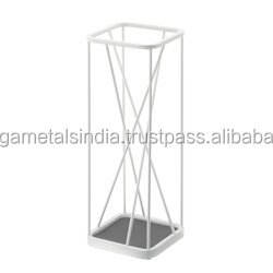 Porte-parapluie en métal de luxe moderne, nouveau design blanc antique pour une utilisation en intérieur, fabriqué en fer durable - Product Image 6