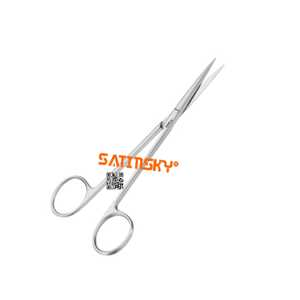 Tijeras de disección curvas afiladas/afiladas METZENBAUM FINO 14 CM Manual de acero inoxidable alta calidad CE certificado fuente de buena reputación - Product Image 2