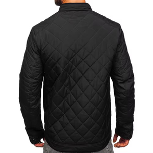 Chaqueta de Invierno Acolchada, Gruesa, Cortavientos, Informal, con Cremallera Completa, Diseño Personalizado, para Hombre - Product Image 4