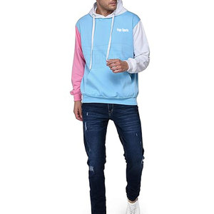 Recién llegado sudaderas con capucha para hombre precio bajo uso de invierno hecho con poliéster/algodón liso teñido servicio OEM - Product Image 4