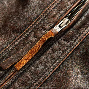 Veste en cuir élégante pour hommes la plus vendue pour hommes différentes couleurs disponibles dans le meilleur prix de vente veste en cuir pour hommes - Product Image 6