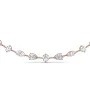 Collier en diamant de laboratoire de forme fantaisie, couleur DEF, or 18 carats, blanc/jaune/rose, bijoux de luxe pour femmes - Product Image 6