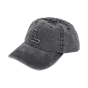 หมวกเบสบอลผ้าฝ้ายทวิลล์ 100% ปักโลโก้ตามสั่ง หมวกทรงแด๊ด ปรับขนาดได้ ทรงวินเทจ ทำสีซีดแบบดิสเทรส ขายส่ง - Product Image 1