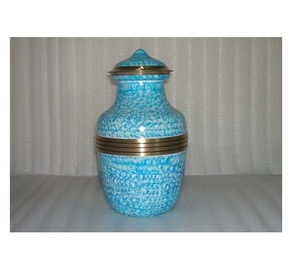 Urnas de cremación 2023 simples y únicas Acabado elegante para suministros funerarios Urnas de metal en precio al por mayor Nuevas últimas urnas de recuerdo - Product Image 6