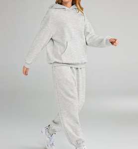 Chándales Mujer Algodón Fleece Poliéster Peso pesado Cómodo 500 GSM Chándal de gran tamaño Mujer - Product Image 5